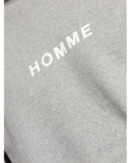 Felpa Girocollo di Comme des Garçons in Gray da Uomo