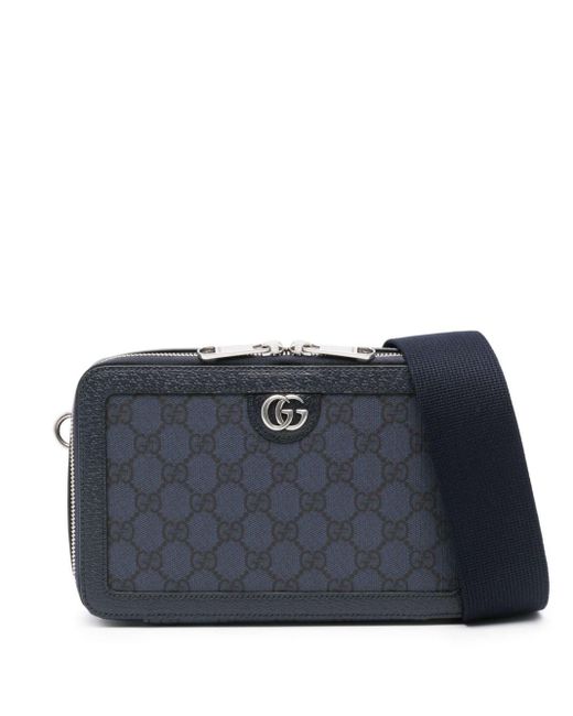 Gucci Blue Mini Ophidia Shoulder Bag
