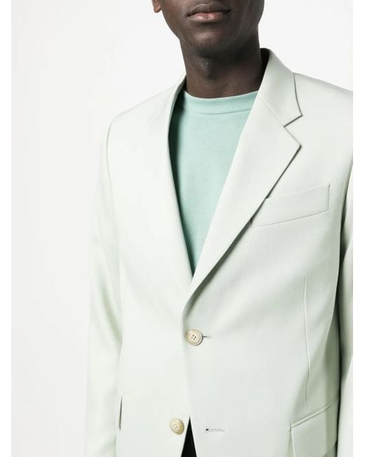 Lanvin Blue Single Breasted Fashion Jacket Clothing for men