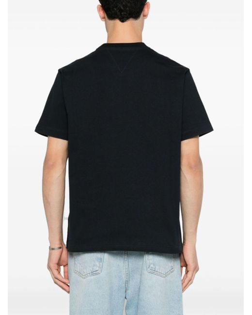 Bottega Veneta Black Short-sleeve Cotton T-shirt for men