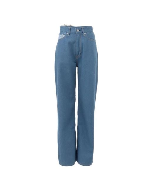 Kota Gushiken Blue Lazy Kni-Denim Jeans