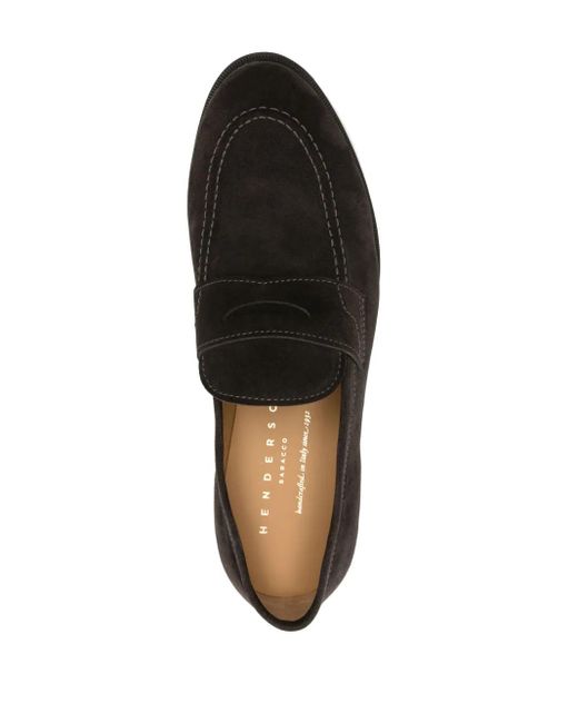 Henderson Penny-Loafer Aus Wildleder in Black für Herren