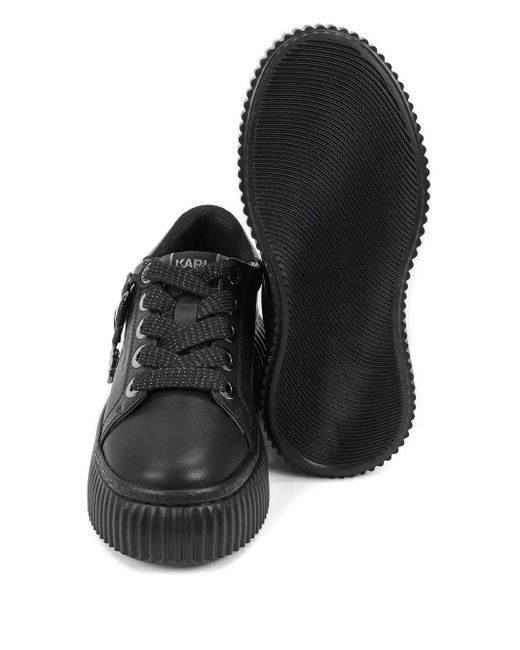 Karl Lagerfeld Black Ikon Nft Kreeper Sneakers