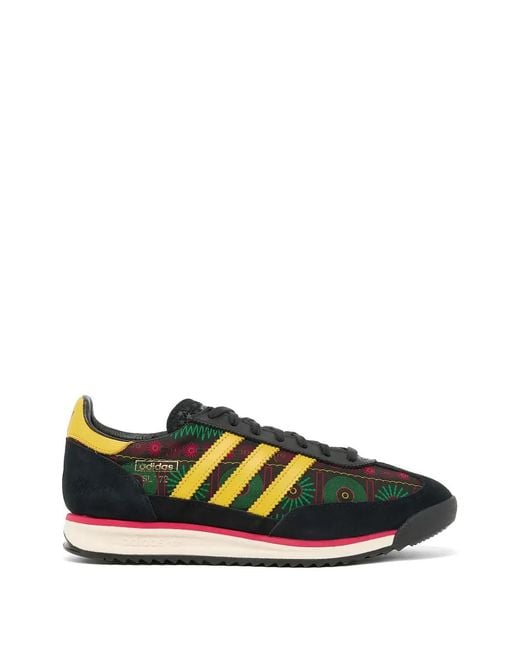 Adidas Green Baskets Sl72 À Rayures for men