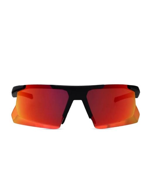 Adidas Red Dunamis Square-Frame Sunglasses for men