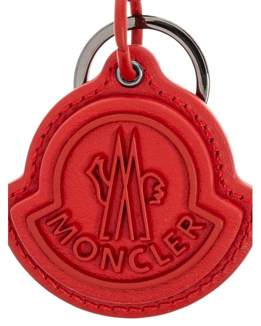 Moncler Red Keychain for men