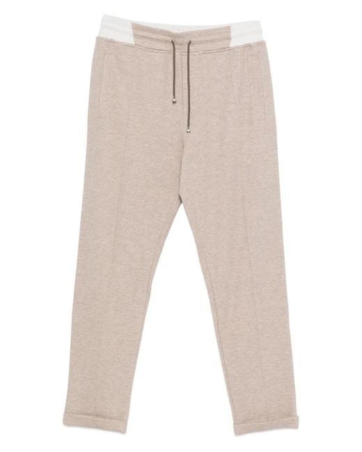 Doriani Natural Drawstring-Fastening Trousers for men