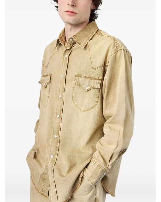 Carter Young Natural Denim Shirt for men