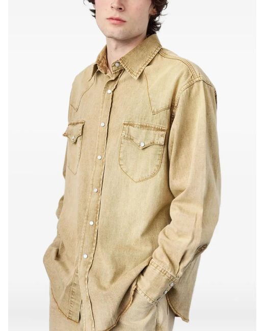 Carter Young Natural Denim Shirt for men