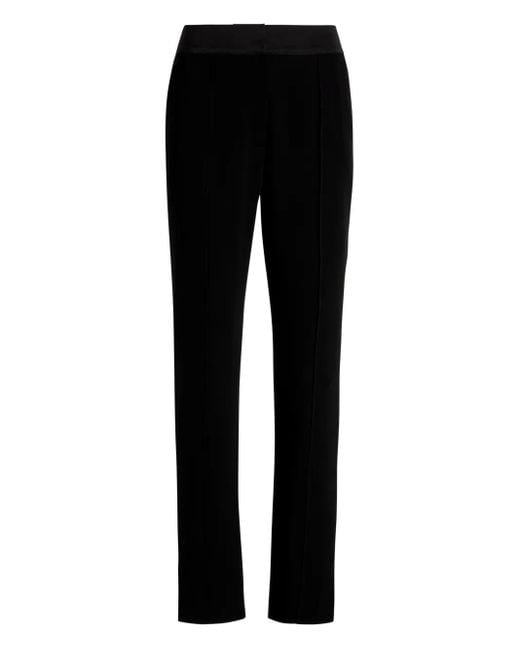 Cinq À Sept Black Split-Hem Trousers