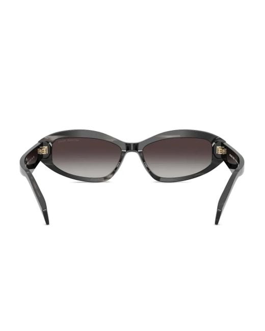 Michael Kors Gray Geometric-Frame Sunglasses