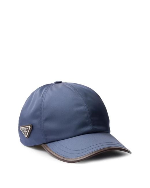 Prada Baseballkappe Mit Logo-Schild in Blue für Herren