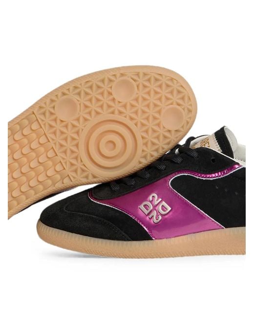 DSquared² Black Rebels Sneakers Mit Einsätzen