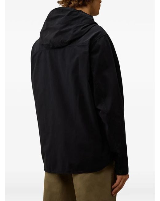 C P Company Black Veste À Capuche for men