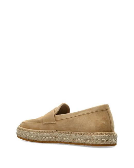 Giorgio Armani Natural Suede Espadrilles for men