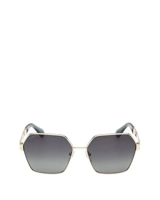 MAX&Co. Gray Geometric-Frame Sunglasses