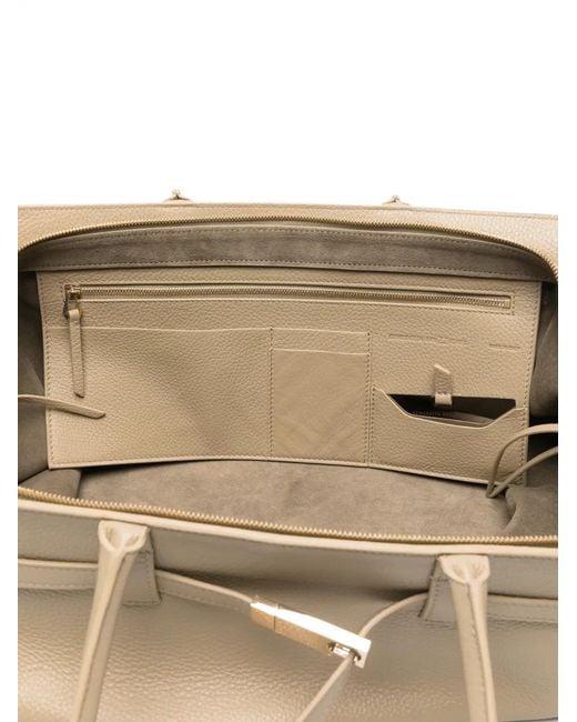 Benedetta Bruzziches Natural Zipped Tote Bag