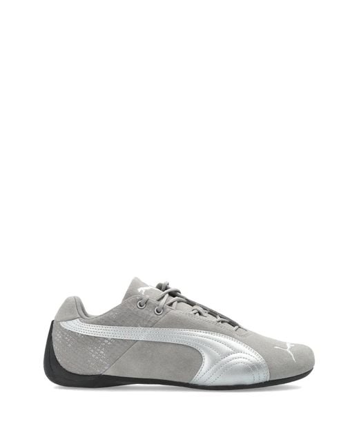 PUMA White Baskets Future Cat En Cuir