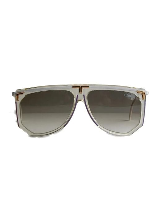 Cazal Gray Round-Frame 865 Sunglasses