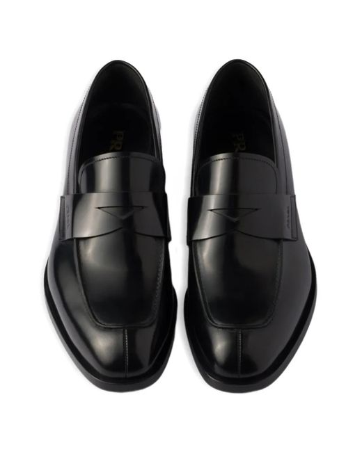 Prada Black Stylish Moccasins for men