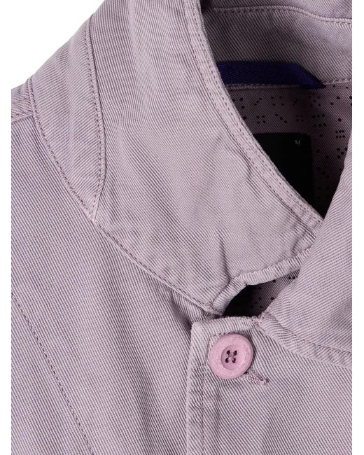 Paul Smith Purple Patch-Pocket Shirt Jacket for men