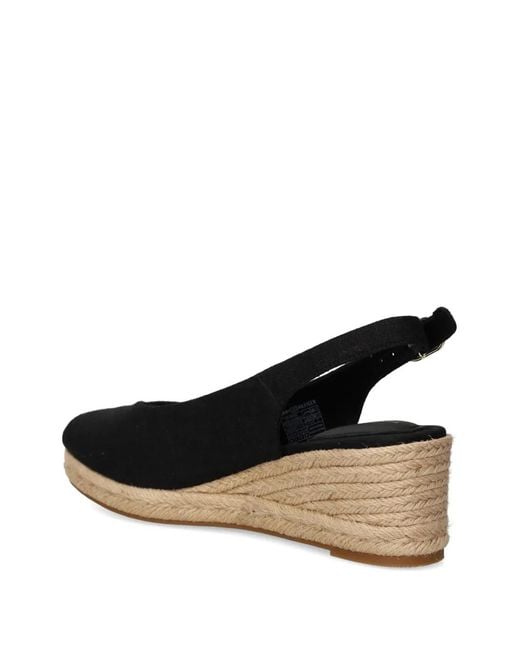 Tommy Hilfiger Black Peep-Toe Sandals