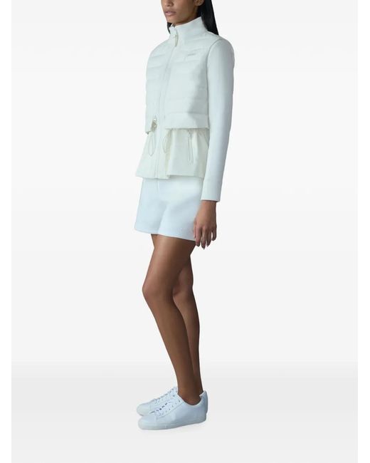 Mackage Blue Priscilla Quilted-Panel Jacket
