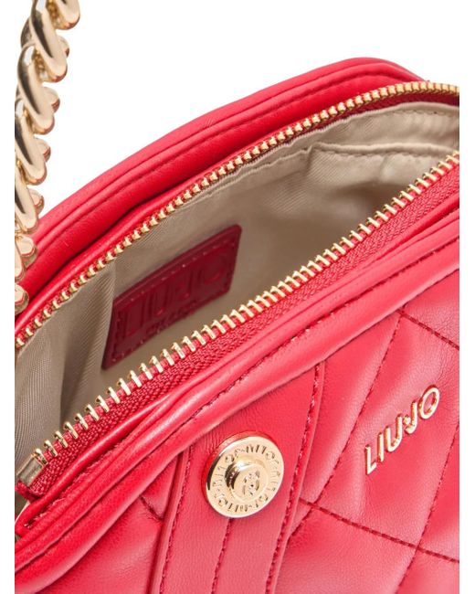 Liu Jo Red Quilted Cross Body Bag