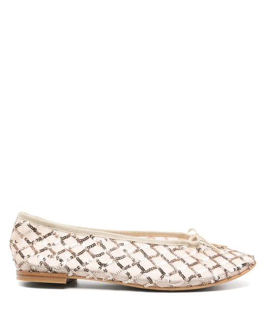 Ballerine Llilouh di Repetto in Natural