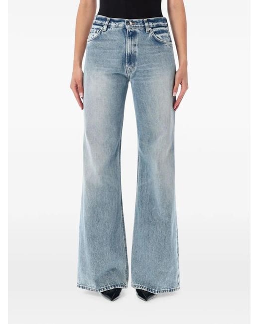 Haikure Blue Clara Belt-Loop Jeans