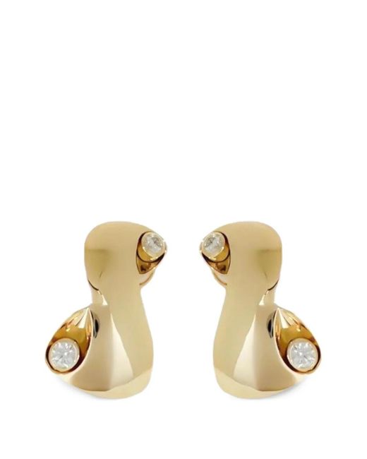 DENISE CASSOU Metallic Infinity Diamond Earrings