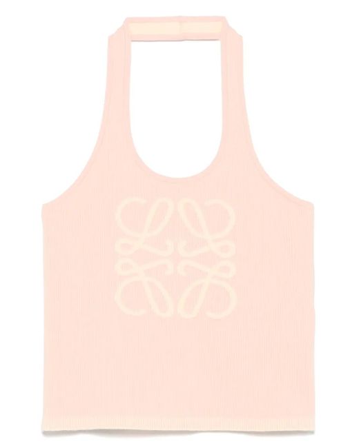 Loewe Pink Anagram Tank Top