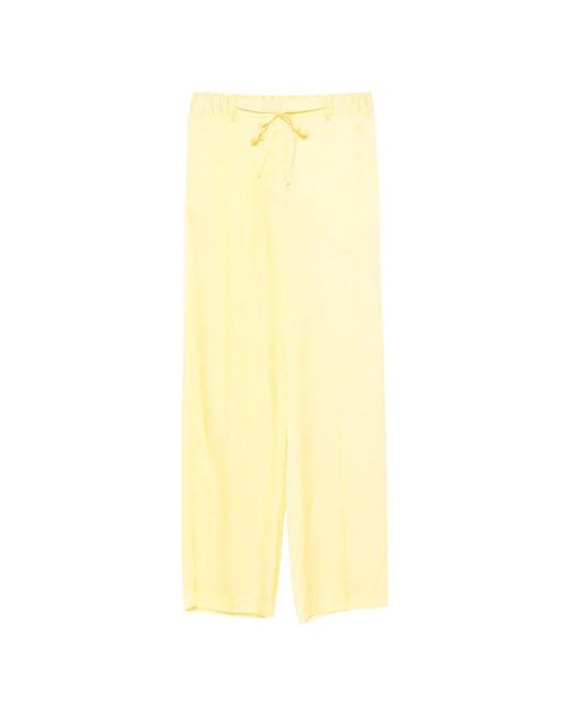 Manuel Ritz Yellow Drawstring Trousers