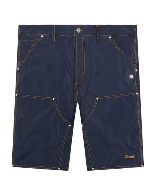 Bermudas cargo con bolsillo de parche Advisory Board Crystals de hombre de color Blue