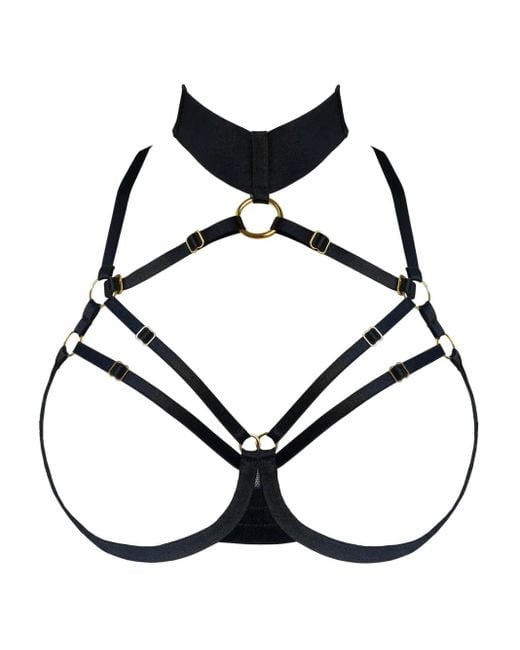 Bordelle Black Riemen-BH