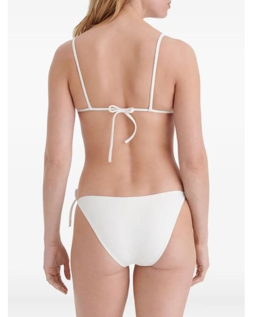Eres Triangel Bikinitop in het White