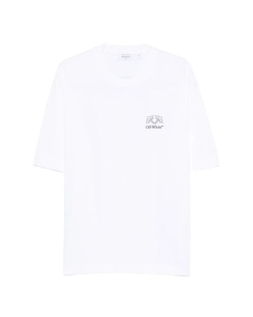 Off-White c/o Virgil Abloh White Offline Half Arrow Skate T-Shirt for men