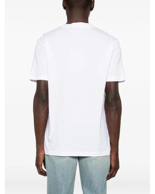 John Richmond White Round-Neck T-Shirt for men
