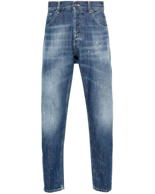 Jeans Dian taglio a carota di Dondup in Blue da Uomo
