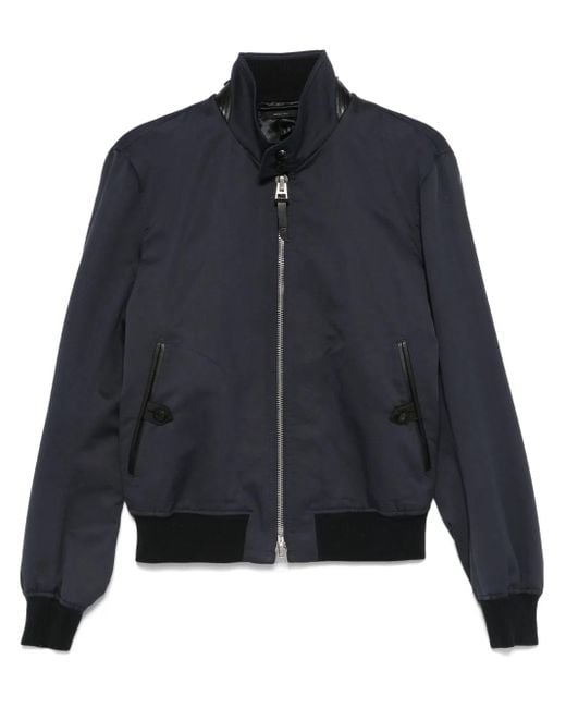 メンズ Tom Ford ハリントン ジャケット Blue