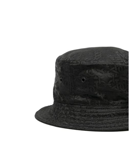 Bally Black Logo-Print Bucket Hat