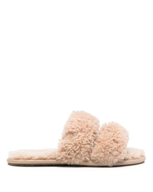 UGG Maxi Curly Scuffette Slippers in Pink | Lyst
