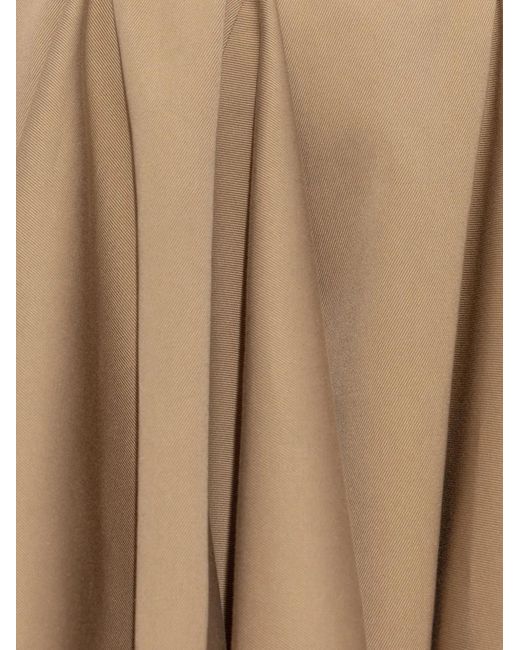Marni Natural Pleated Skirt
