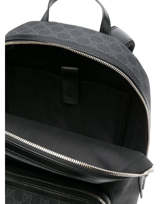 Gucci Gray GG Supreme Canvas Backpack for men