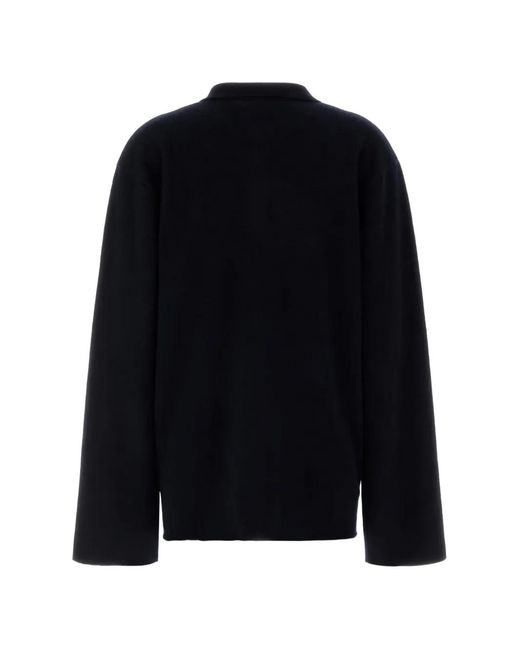Extreme Cashmere Polo Alligator in Black | Lyst