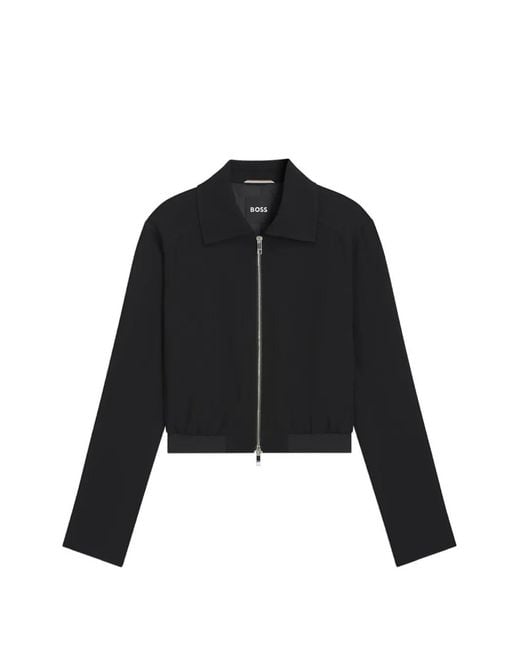 Boss Black Regular-Fit Zip-Up Jacket