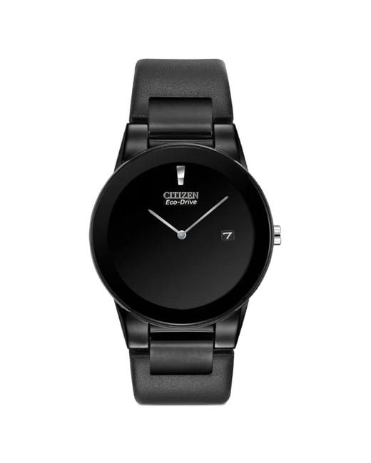 Citizens of Humanity Black Axiom Eco-Drive 40Mm Watch for men