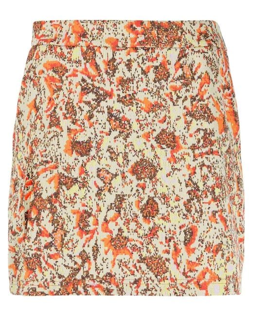 Ambush Multicolor Floral Jacquard Mini Skirt