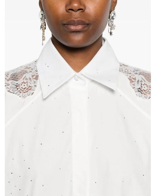 Chemise En Coton GIUSEPPE DI MORABITO en coloris White