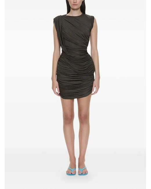 Christopher Esber Black Twisted Mini Dress